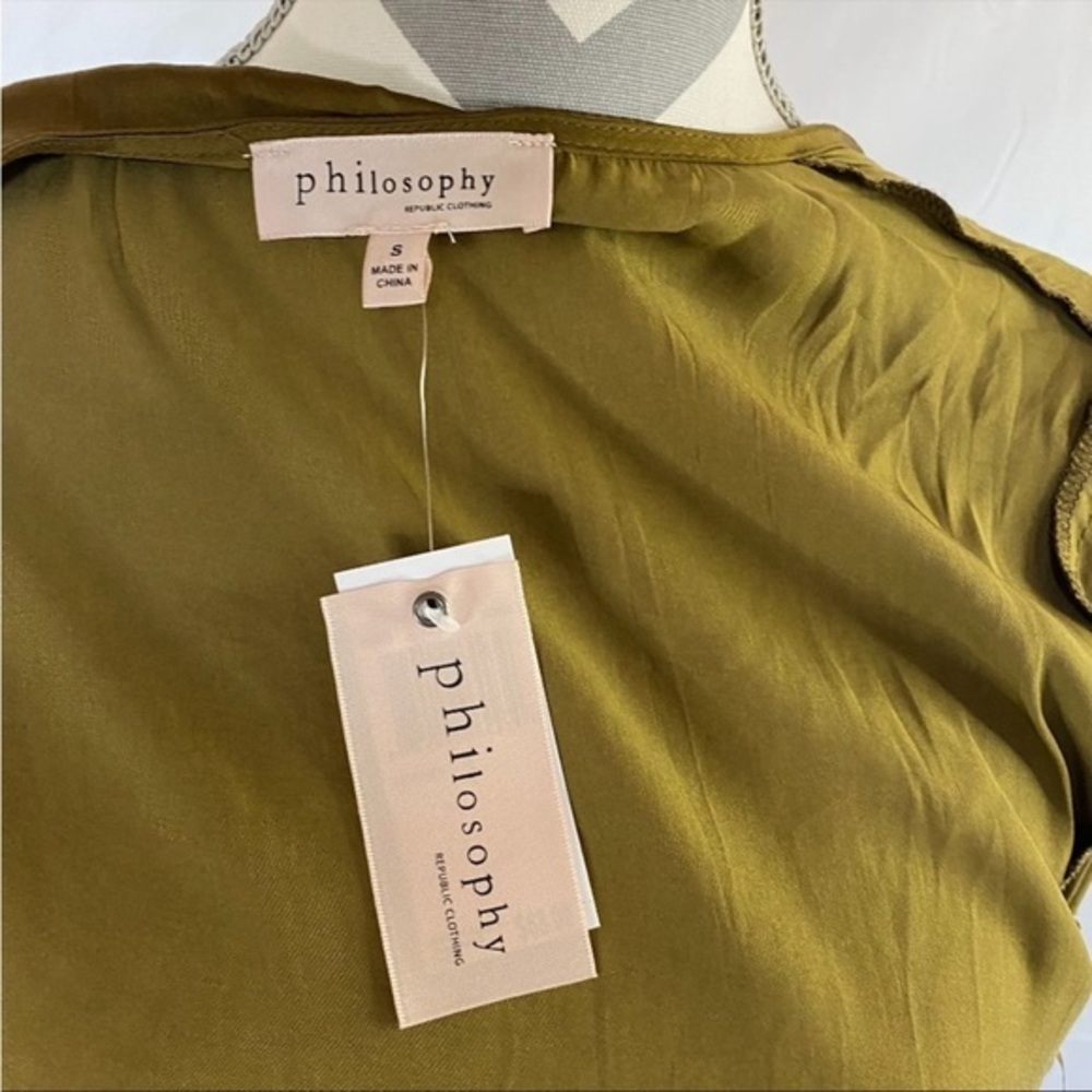 Philosophy NWT Size Small Polyester Crossover Top… - image 4